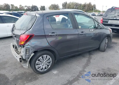 2015 Toyota Yaris L/Le/Se из США, поврежденный, VIN VNKKTUD38FA039506